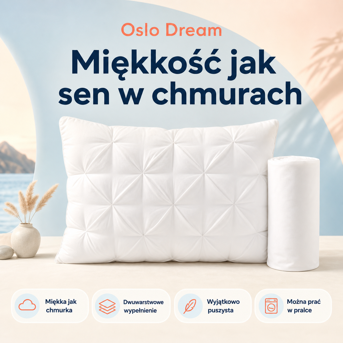 Oslo Dream – wyjątkowo puszysta poduszka