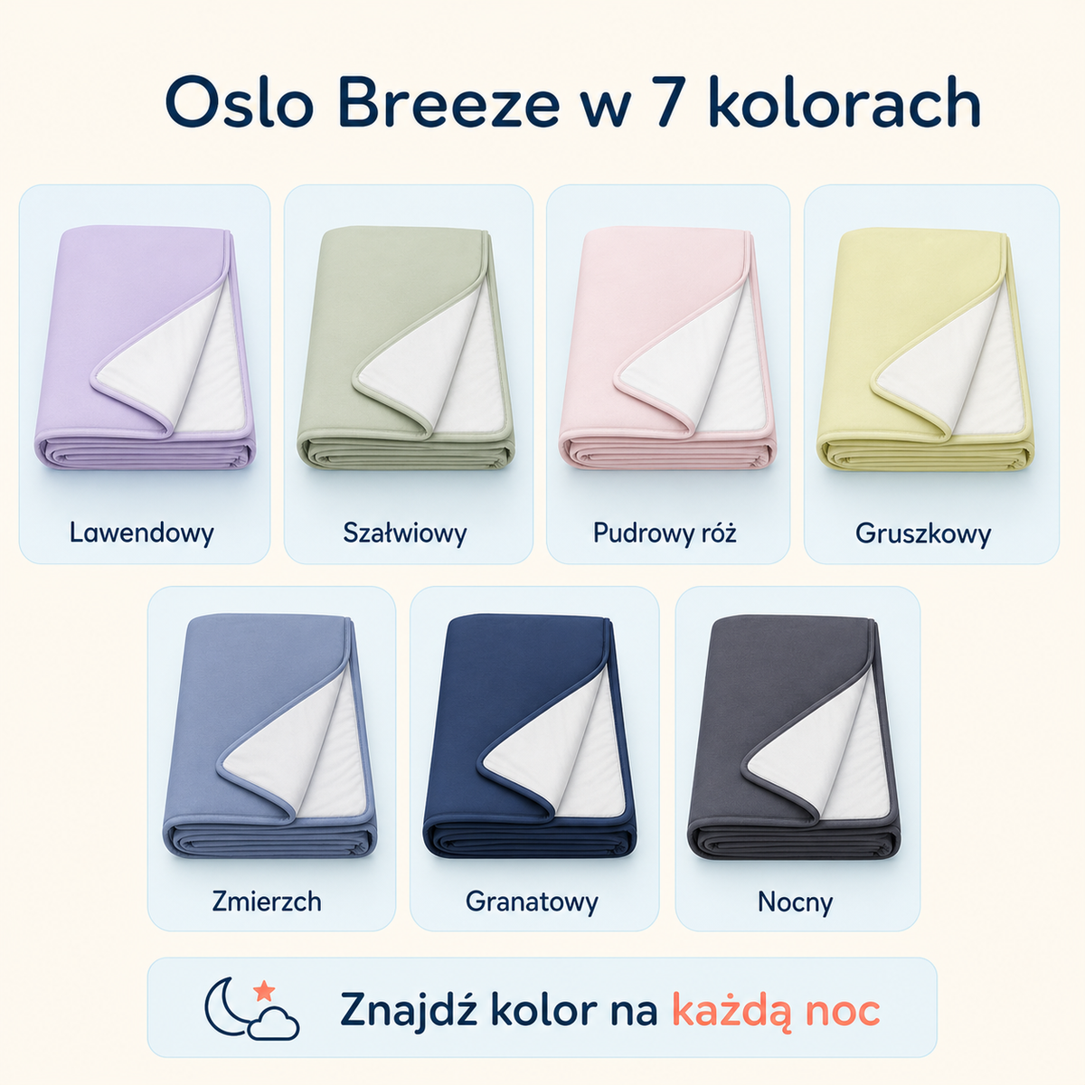 Oslo Breeze – dwustronna kołdra chłodząca