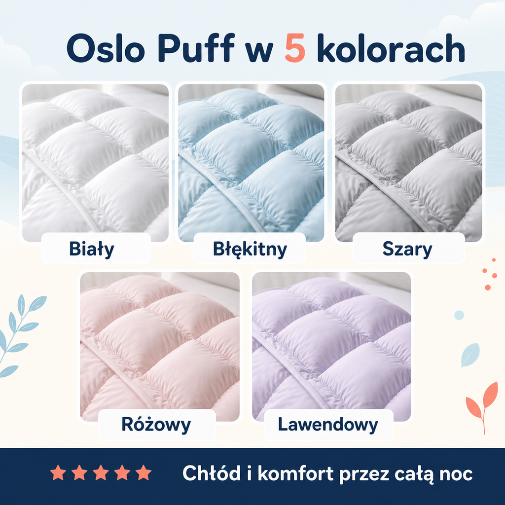 Oslo Puff – puszysta poduszka chłodząca