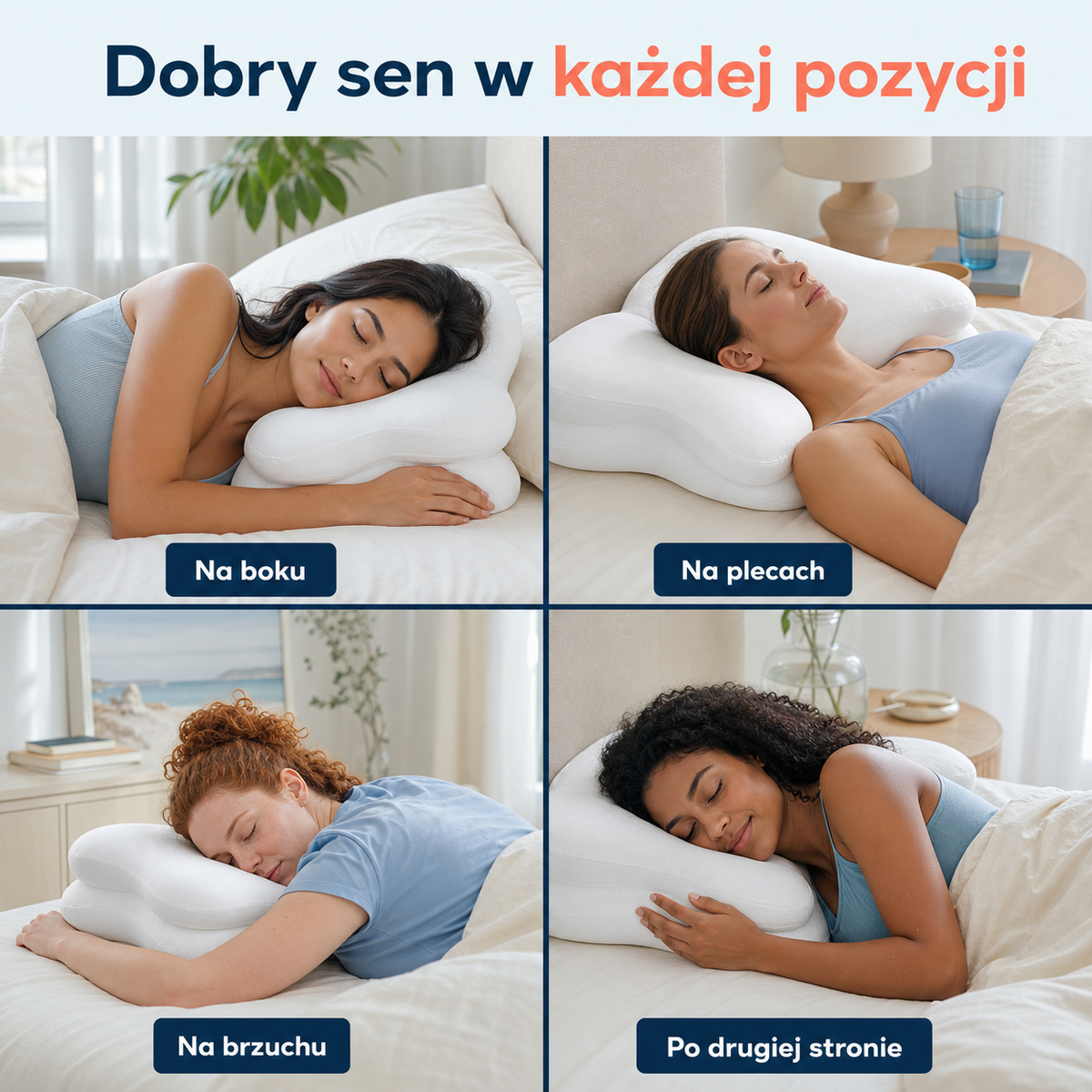 Oslo Balance – ergonomiczna poduszka 6-strefowa