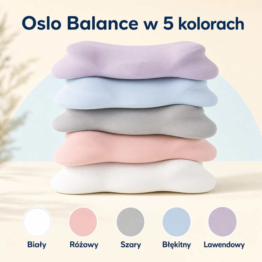 Oslo Balance – ergonomiczna poduszka 6-strefowa