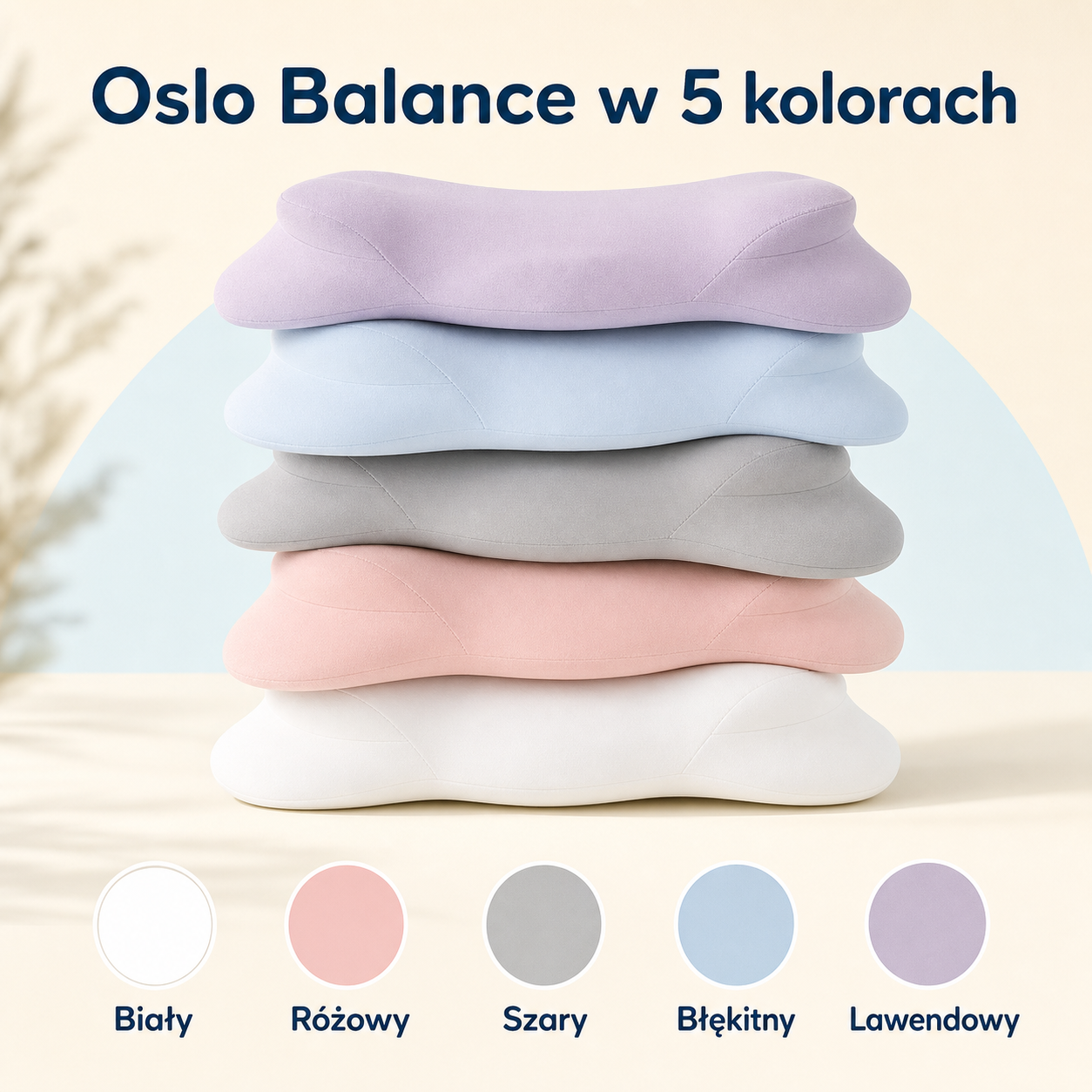 Oslo Balance – ergonomiczna poduszka 6-strefowa