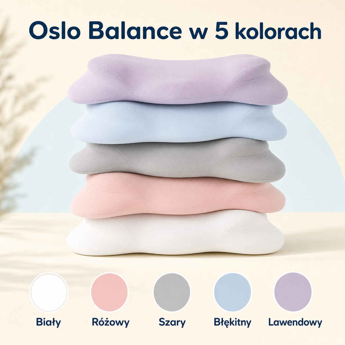 Oslo Balance – ergonomiczna poduszka 6-strefowa