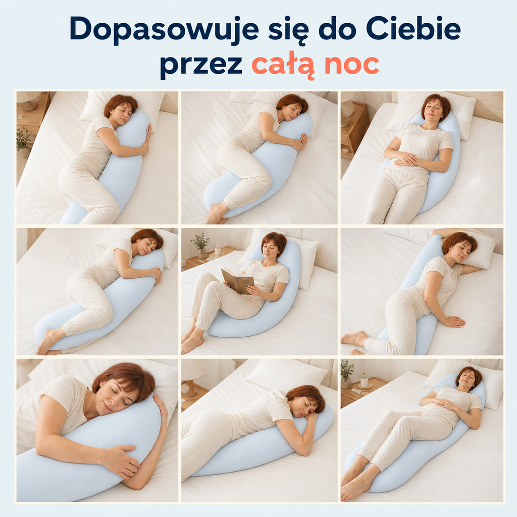 Oslo Embrace – ergonomiczna poduszka do całego ciała