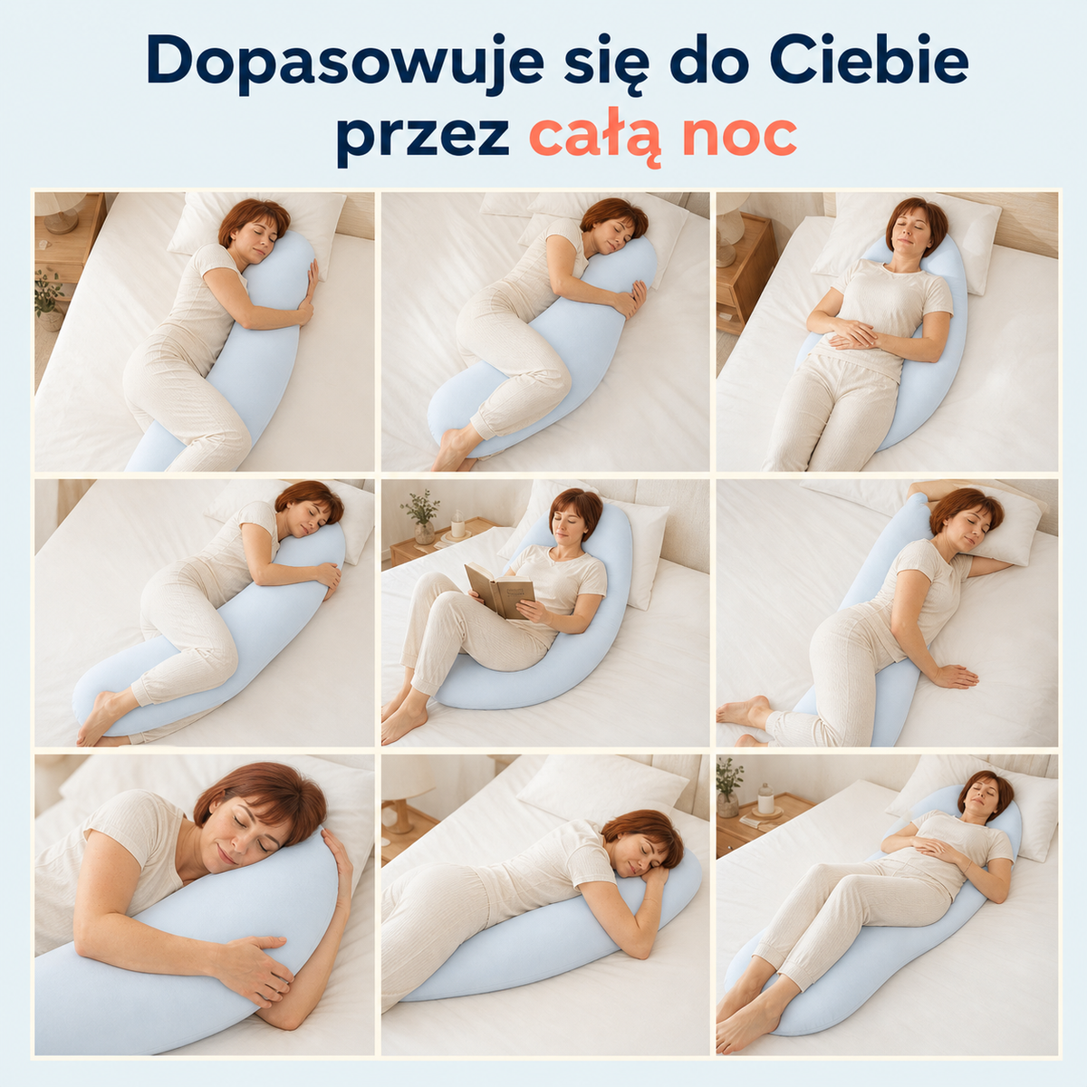 Oslo Embrace – ergonomiczna poduszka do całego ciała
