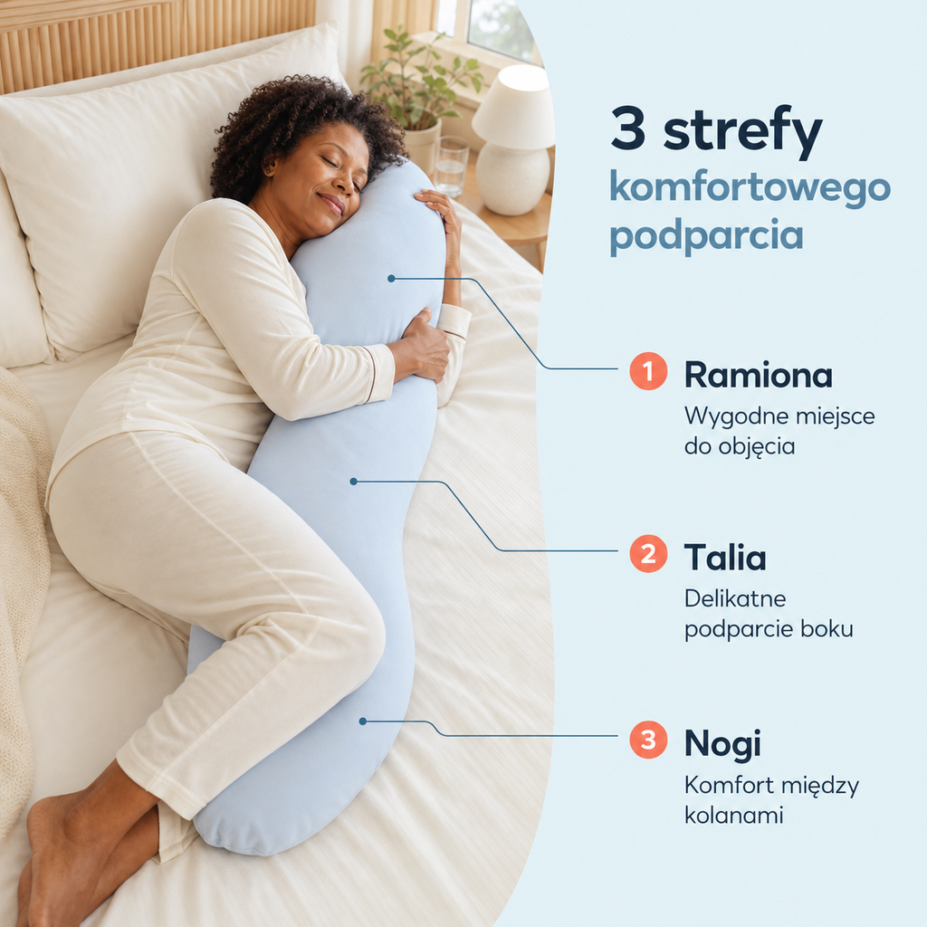 Oslo Embrace – ergonomiczna poduszka do całego ciała