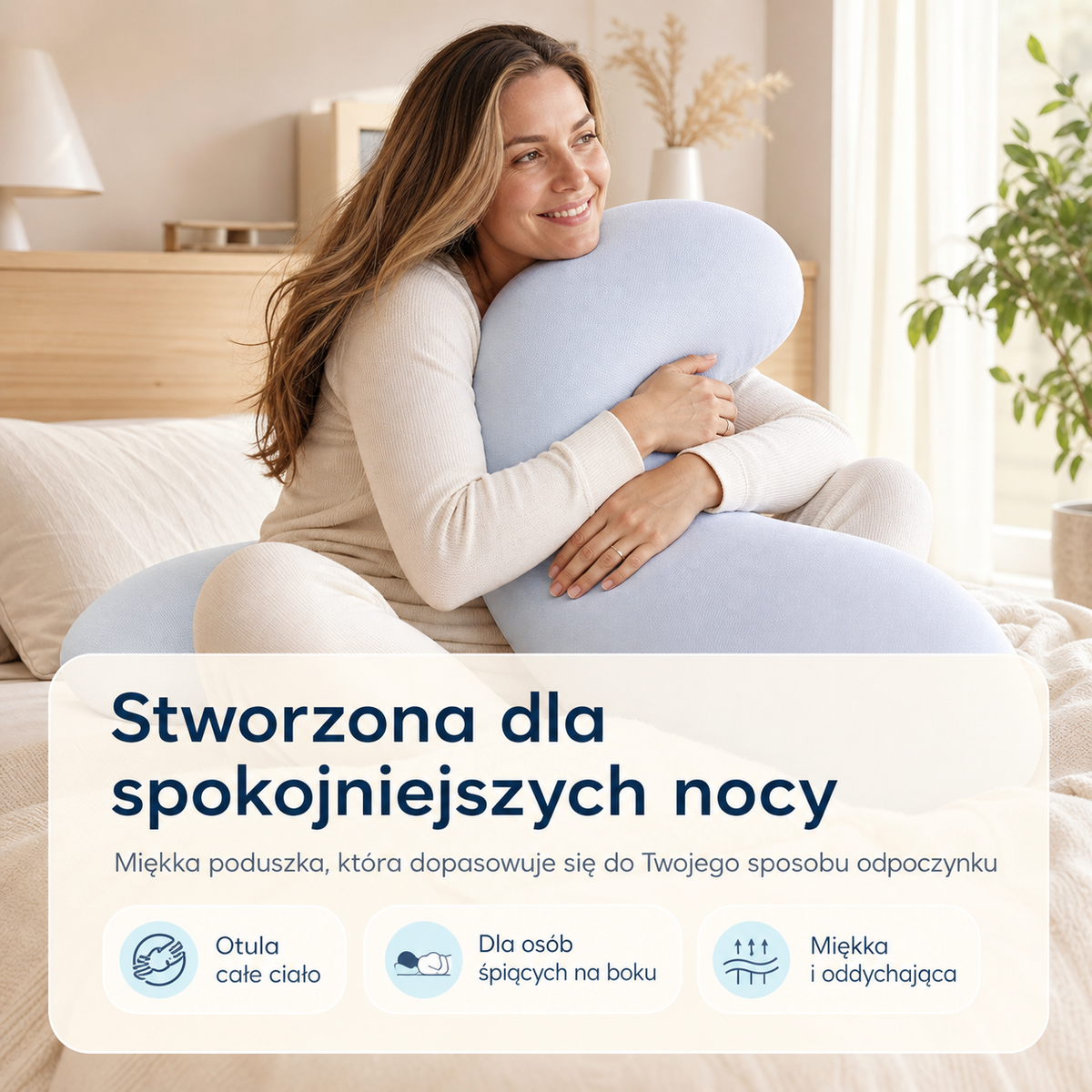Oslo Embrace – ergonomiczna poduszka do całego ciała