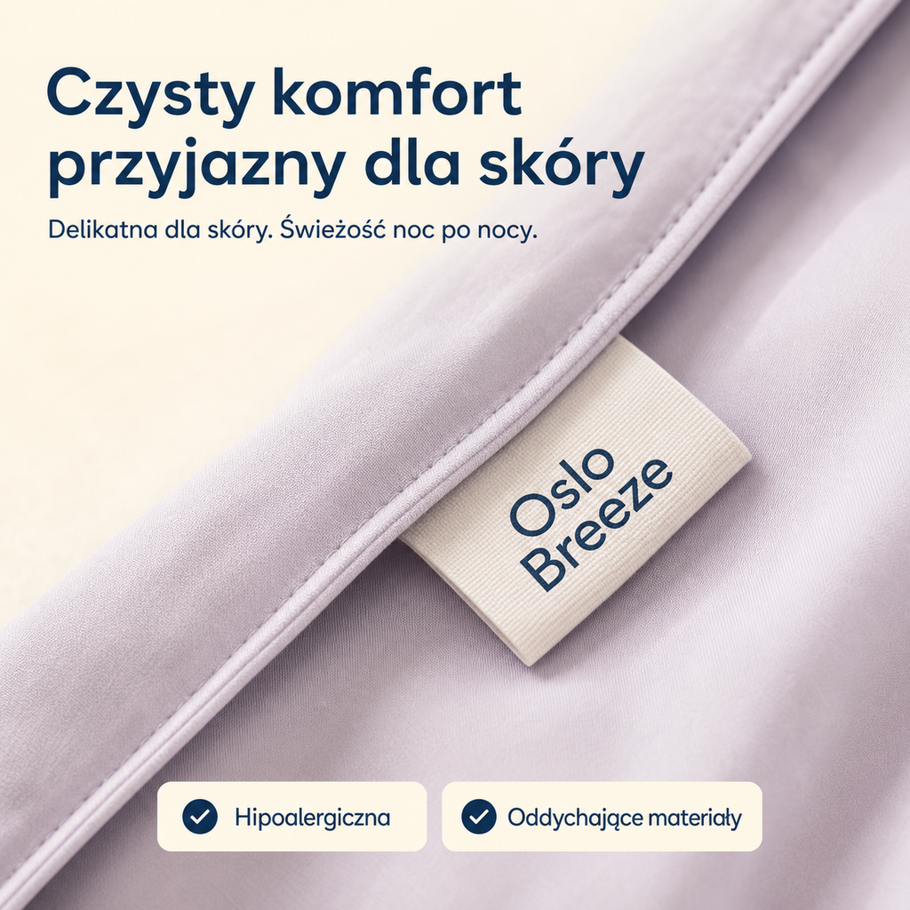 Oslo Breeze – dwustronna kołdra chłodząca