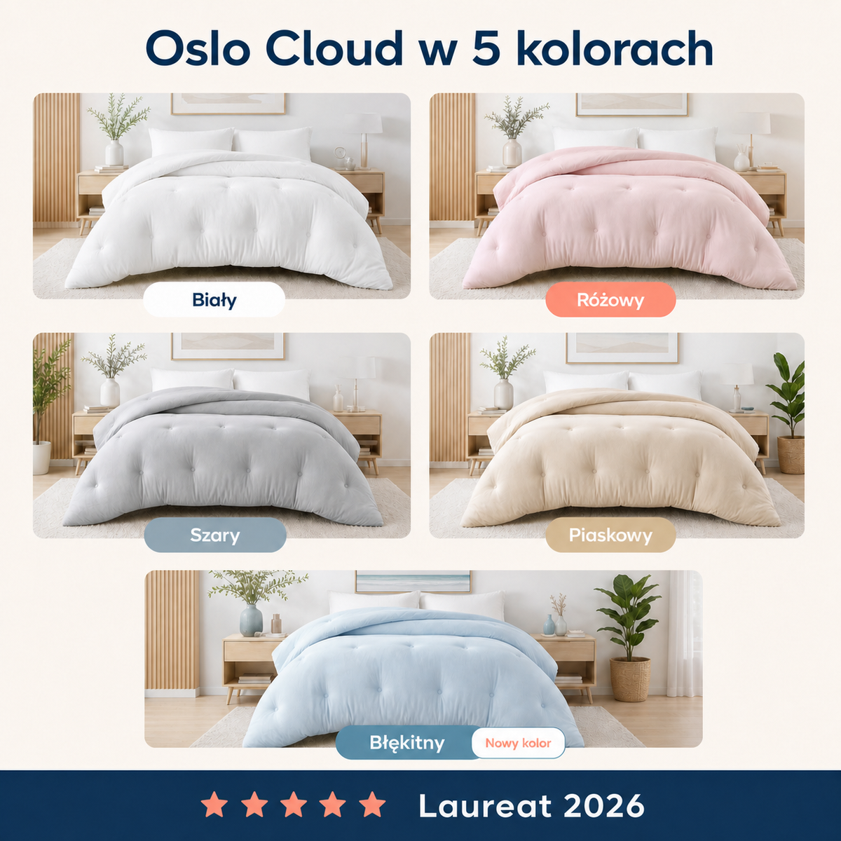 Oslo Cloud – puszysta kołdra całoroczna